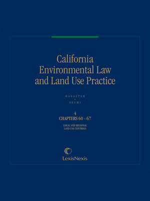 cover image of California Environmental Law and Land Use Practice